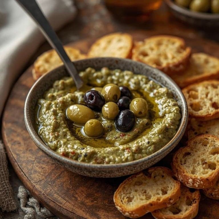 Olive Tapenade Crostini