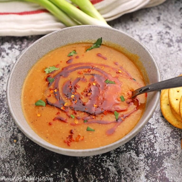 Middle Eastern Red Lentil Soup (Shorbat Adas)