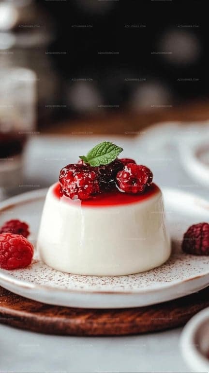 Silky Vanilla Panna Cotta