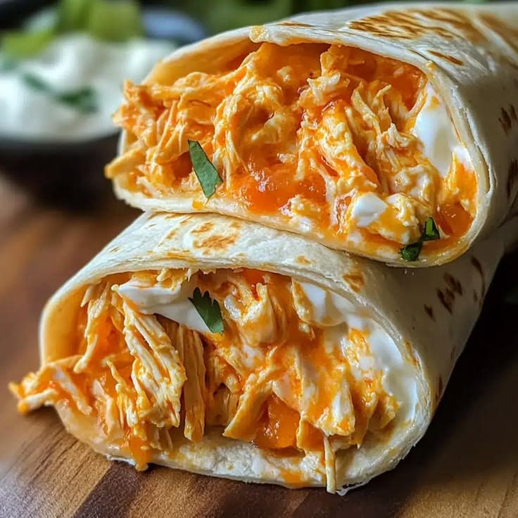 Buffalo Chicken & Blue Cheese Burrito