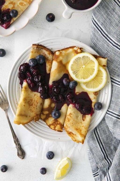 Blueberry Crêpes (Blueberry Crepes)