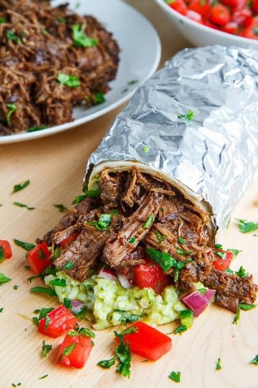 Barbacoa Beef Burrito