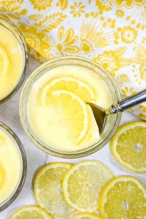 Lemon Posset (3-Ingredient Chilled Cream)
