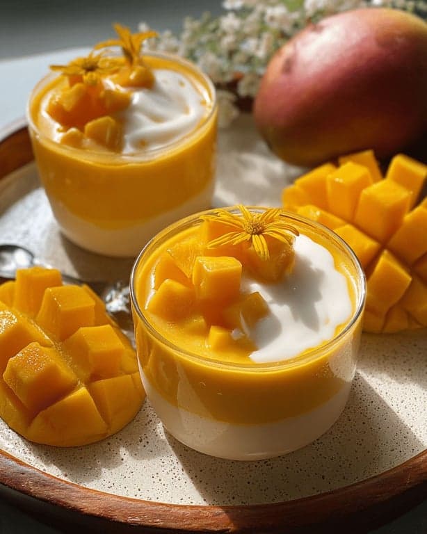 Chinese Mango Pudding