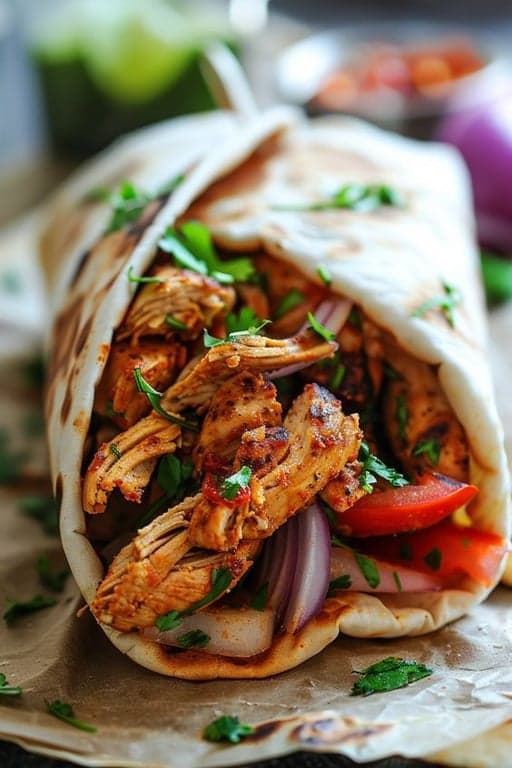 Finest Arabic Chicken Shawarma Sandwich