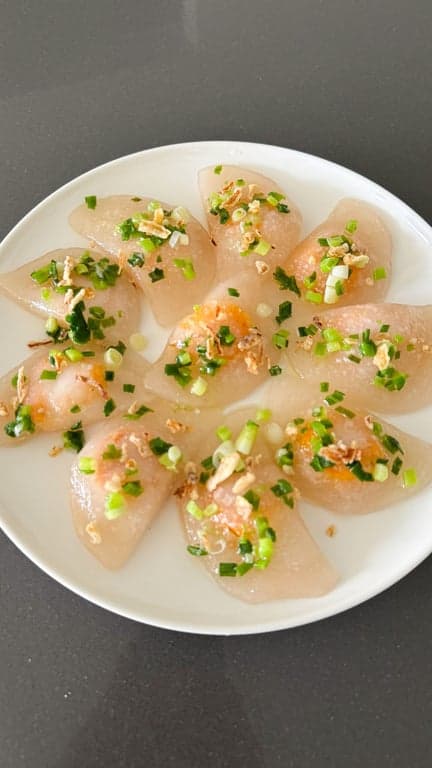 Banh Bot Loc (Vietnamese Clear Shrimp and Pork Dumplings)