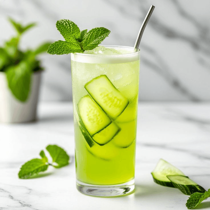 Cucumber Gin Fizz