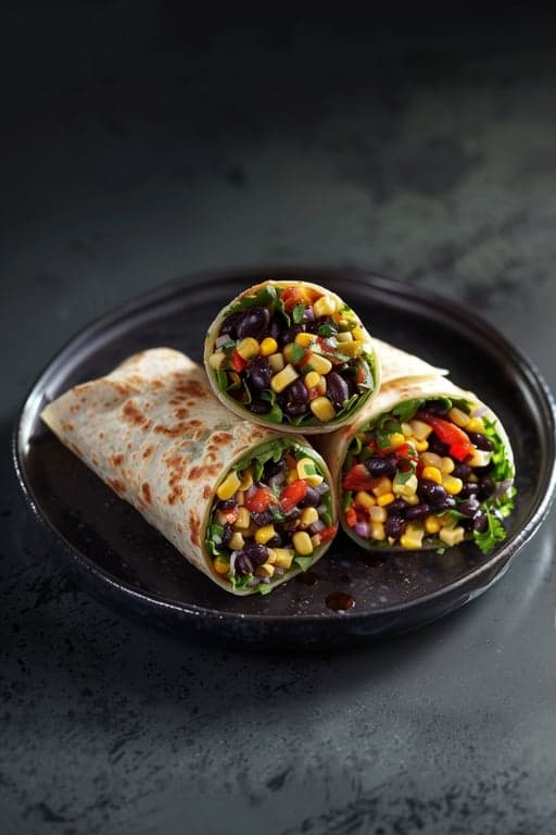 Smashed Bean Wraps