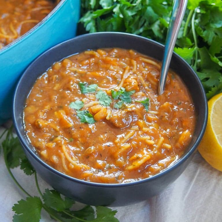 Harira (Lentil and Chickpea Soup)