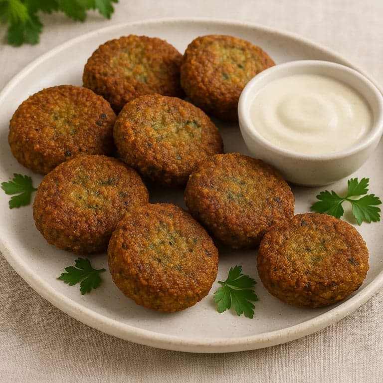 Authentic Crispy Falafel