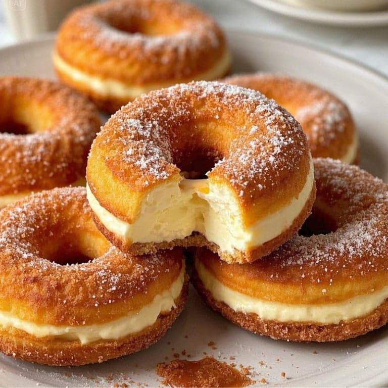 Cinnamon Sugar Churro-Style Doughnuts