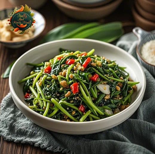 Pad Phak Boong (Thai Stir-Fried Morning Glory)