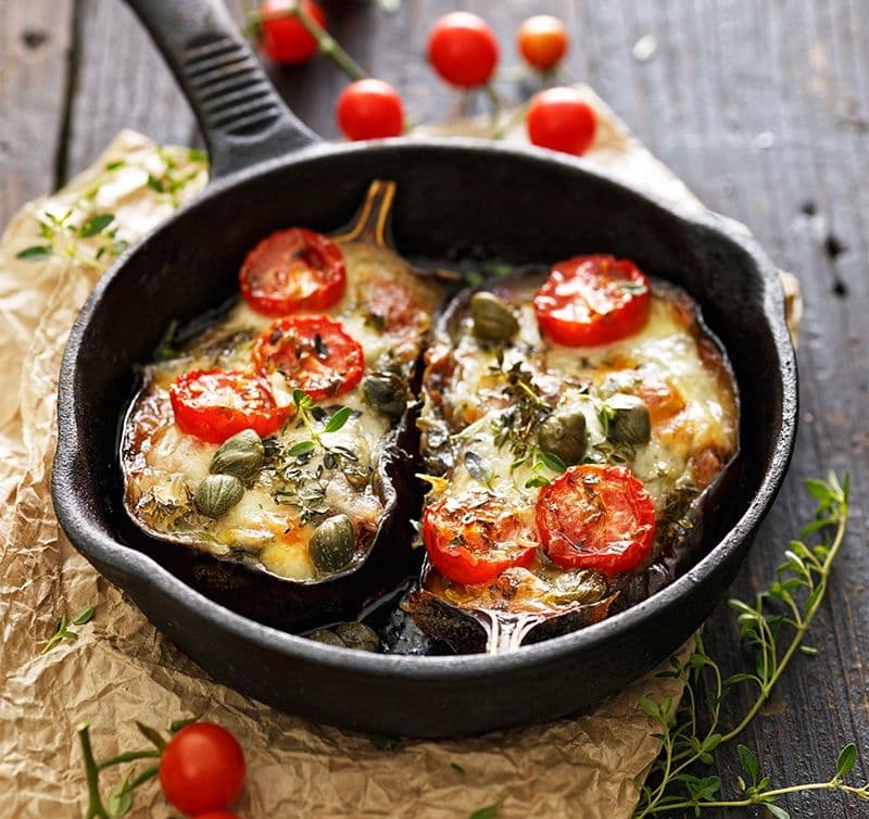 Imam Bayildi (Turkish stuffed eggplant dish)