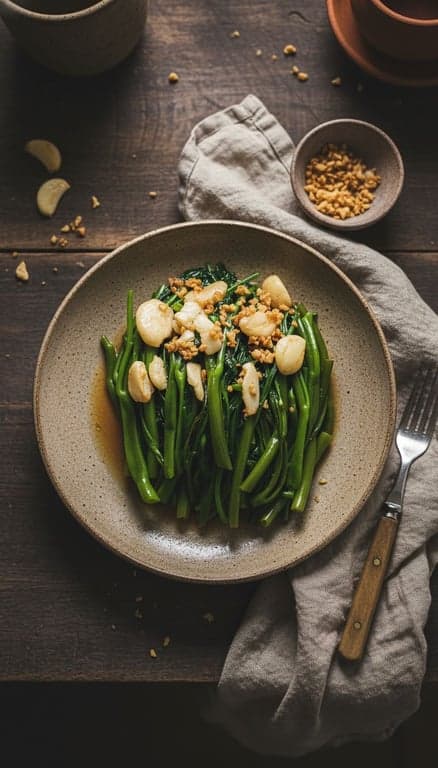 Rau Muong Xao Toi (Stir-fried Morning Glory with Garlic)