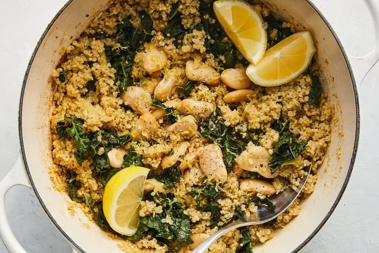 One-Pot Beans, Greens and Grains