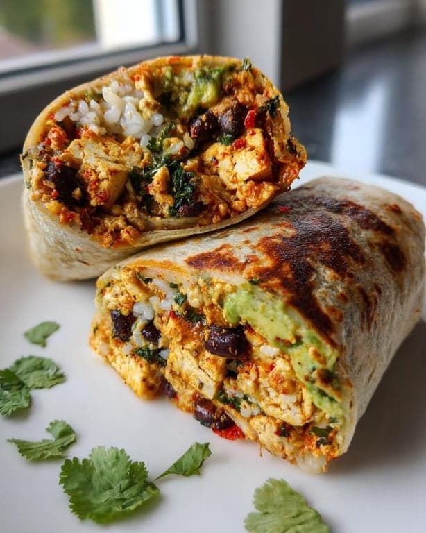 Roasted Vegetable & Quinoa Burrito