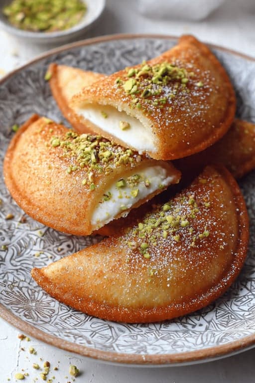 Qatayef (Stuffed Pancakes)